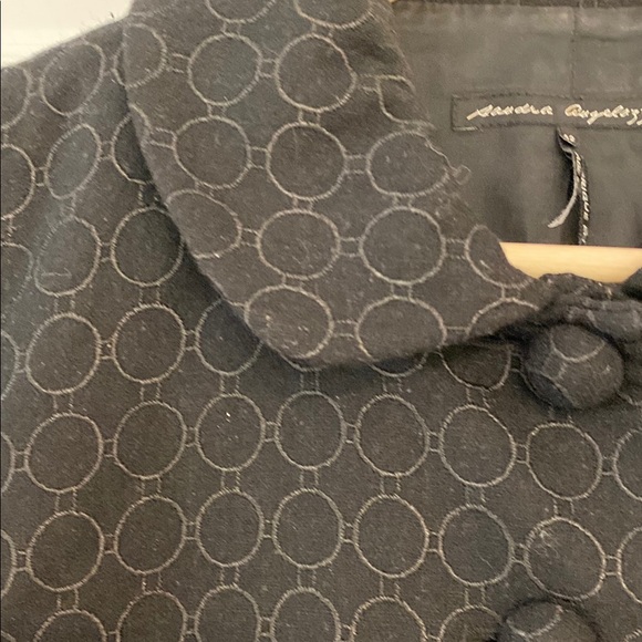 Women's Black Patterned Jacket/Blazer - Picture 7 of 7